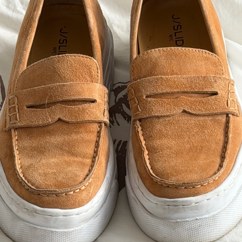 J/SLIDES Beige Suede Loafer Sneaker